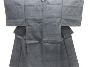 未使用品　手織り紬単衣男物着物